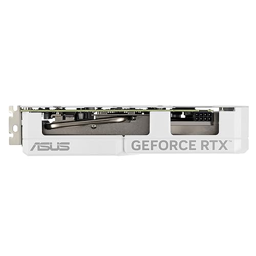 ASUS Dual GeForce RTX™ 4070 EVO White OC Edition (PCIe 4.0, 12GB GDDR6X, DLSS 3, HDMI 2.1a, DisplayPort 1.4a, 2.5-Slot Design, Axial-tech Fan Design)