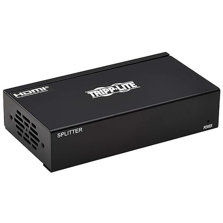 Tripp Lite HDMI Over Ethernet Cat6 Extender Kit, Splitter/2x Pigtail Receivers - Up to 230 feet or 70.1 Meters - 4K 60Hz Video HDR, 4:4:4, PoC, TAA Compliant (B127A-002-BHPH2)