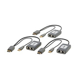 Tripp Lite Long-Distance DisplayPort Over Cat6 Extender Kit, 4K @ 60Hz, 2-Ports, Extend up to 230 Feet / 70 Meters, Daisy-Chain up to 920ft / 280M, TAA Compliant, 1-Year Warranty (B127U-002-PDPD2)