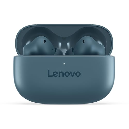 Lenovo TWS Earbuds Yoga PC Edition Tidal Teal Active Noise Cancellation Bluetooth 5.3 Wireless Earbuds ENC 3-Mic Clear Calls AI EQ Mode Switch for Gaming, Movies, Music, and Meetings Tidal Teal In-ear