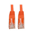 Tripp Lite N200-100-or Cat6 Cat5e Gigabit Molded Patch Cable RJ45 M/M 550Mhz Orange 100' 100' 100 ft. Orange