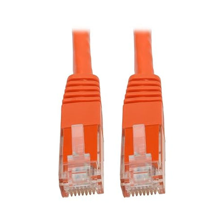 Tripp Lite N200-015-or Cat6 Cat5e Gigabit Molded Patch Cable RJ45mm 550MHz Orange 15' 15' 15 ft. Orange