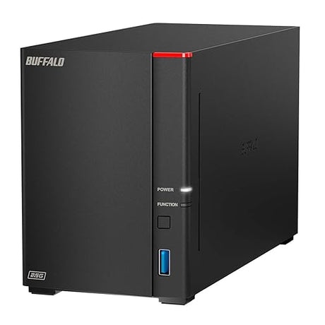 BUFFALO LinkStation SoHo 720 2-Bay Professional Office NAS 4TB (2x2TB) with Hard Drives Included 4TB (2x2TB) LS SoHo 720 | Max 1GbE Speed