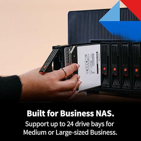 Toshiba N300 PRO 4TB Large-Sized Business NAS (up to 24 Bays) 3.5-Inch Internal Hard Drive - Up to 300 TB/Year Workload Rate CMR SATA 6 GB/s 7200 RPM 512 MB Cache - HDWG740XZSTD