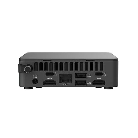 ASUS NUC 13 Pro Slim Barebone Kit with Intel 13th Gen Core i7-13620H, Up to 64GB DDR4 RAM, Triple Storage Design, Thunderbolt™ 4, Wi-Fi 6E & Bluetooth 5.3, with VESA Mount Included NUC 13 Pro|Core i7-13620H Barebones|Slim