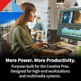 Toshiba X300 PRO 6TB High Workload Performance for Creative Professionals 3.5-Inch Internal Hard Drive – Up to 300 TB/Year Workload Rate CMR SATA 6 GB/s 7200 RPM 512 MB Cache - HDWR760XZSTB