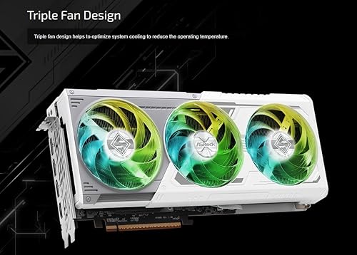 ASRock AMD Radeon RX 9070 XT Steel Legend 16GB Graphics Card - 16GB GDDR6, 256-bit, 1x HDMI, 3 x DisplayPort