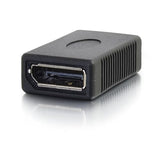 C2G 18411 DisplayPort F/F Coupler, Black Female to Female Coupler