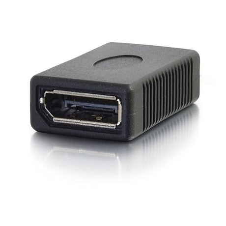C2G 18411 DisplayPort F/F Coupler, Black Female to Female Coupler