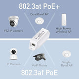Miracles PoE10 Gigabit PoE+ Extender, 1 Port 10/100/1000 Mbps, PoE Amplifier, Repeater, Wall Mount, Daisy Chain, Corresponds to IEEE 802.3at / 802.3af, Plug and Play