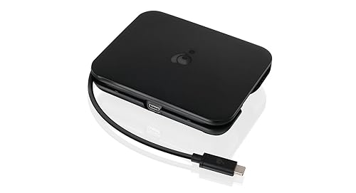 IOGEAR GUC3CDHD USB-C Dual HD Portable Dock (TAA Compliant), 2x HDMI/ USB-A No Power Delivery