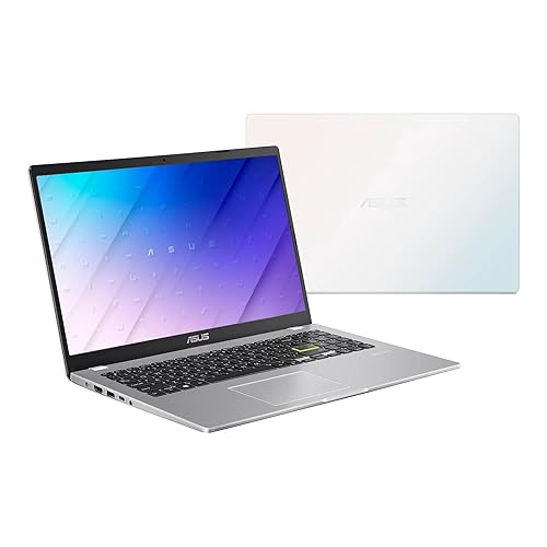 ASUS L510 15.6 FHD Student Laptop - Intel Celeron N4020 up to 2.8 GHz CPU, 4GB RAM, 128GB eMMC Storage, Intel UHD Graphics, Wi-Fi + Bluetooth, Backlit Keyboard, Windows 11 Home S Mode, White