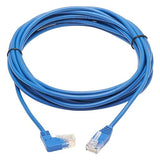 TRIPP LITE Right Angle Cat6 Ethernet Cable, Gigabit Molded Slim UTP Network Patch Cable, Blue, 15 ft. (N204-S15-BL-RA) Right Angle 15-ft.