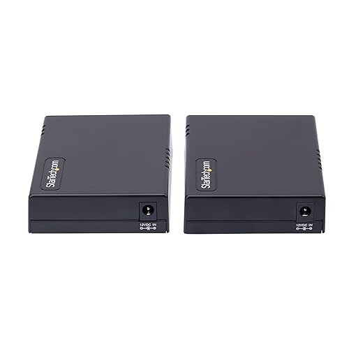 StarTech.com VDSL2 Ethernet Extender Kit, Up to 0.6mi (1km), Long Range LAN Repeater Over RJ11/CAT5e/CAT6, Up to 300Mbps