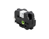 Brother HSe261E 31mm (1.2in) Black on White 3:1 Heat Shrink Tube