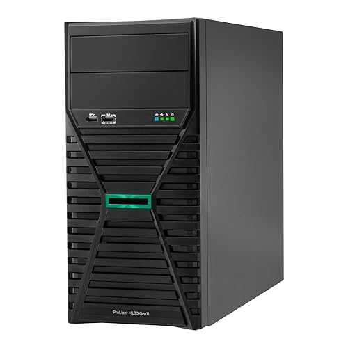HPE ProLiant ML30 G11 4U Tower Server - 1 x Intel Xeon E-2414 2.60 GHz - 16 GB RAM - Serial ATA Controller - Intel C262 Chip - 1 Processor Support - 128 GB RAM Support - DDR5 SDRAM - Up to 16 MB Graph