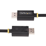 StarTech.com 3ft DisplayPort 2.1 Cable, VESA Certified DP80 DisplayPort Cable w/UHBR20/HDR/DSC 1.2a/HDCP 2.2, 16K/8K 60Hz