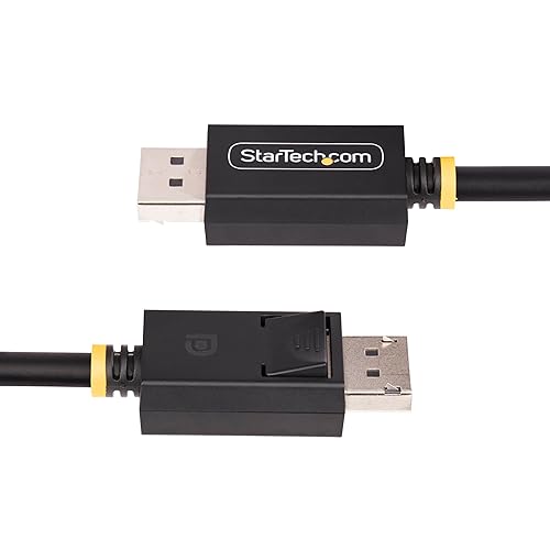StarTech.com 3ft DisplayPort 2.1 Cable, VESA Certified DP40 DisplayPort Cable w/UHBR10/HDR/HDCP 2.2, 8K 60Hz w/DSC 1.2a