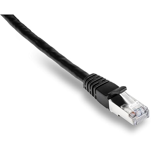 TRENDnet M12 to RJ-45 Industrial Ethernet Cable, 2m (6.5 ft.), TI-CD02, Designed to Connect a PoE Device to The TRENDnet Industrial M12 Railway Switch, Black