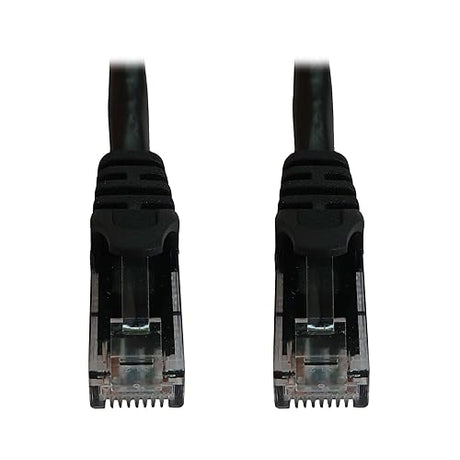 Tripp Lite Cat6a 10G Ethernet Cable, Snagless Molded UTP Network Patch Cable (RJ45 M/M), Black, 100 Feet / 0.3 Meters, Manufacturer's Warranty (N261-100-BK)