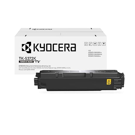 KYOCERA Genuine TK-5372K Model Black Toner Cartridge, Works ECOSYS MA3500cifx / PA3500cx Model Laser Printers (1T02YJ0US0)