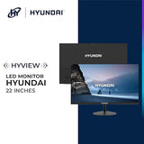 HYUNDAI 22” Office Monitor, VA 1920x1080p, 60Hz, OD 5 ms, VA Panel HDMI Included - Black 22 Inches