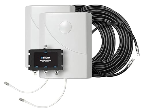 Wilson Electronics Dual Antenna Expansion Kit, 75 Ohm 75 Ohm Expansion Signal Booster Kit - White