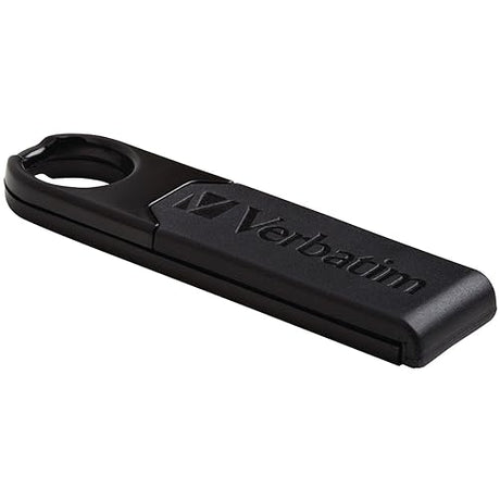 Verbatim 16GB Micro Plus USB Flash Drive - Black 16 GB Black