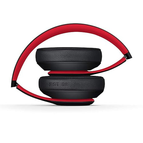 Beats Studio3 Wireless Noise Cancelling Over-Ear Headphones - Apple W1 Headphone Chip, Class 1 Bluetooth, 22 Hours of Listening Time, Built-in Microphone - Defiant Black-Red Defiant Black-Red Studio3