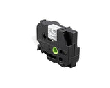 Brother HSe251E 21mm (0.82in) Black on White 3:1 Heat Shrink Tube