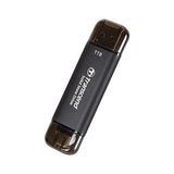 Transcend 1TB Portable SSD, ESD310C, USB 10Gbps with Type-C and Type-A TS1TESD310C