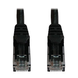 Tripp Lite Cat6a 10G Ethernet Cable, Snagless Molded UTP Network Patch Cable (RJ45 M/M), Black, 6 inches / 15.2 Centimeters, Manufacturer's Warranty (N261-06N-BK)