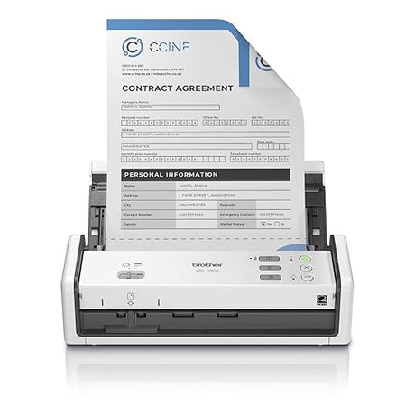 Brother ADS-1350W Wireless Compact Desktop Scanner for Easy Scanning by Small Businesses or Independent Users