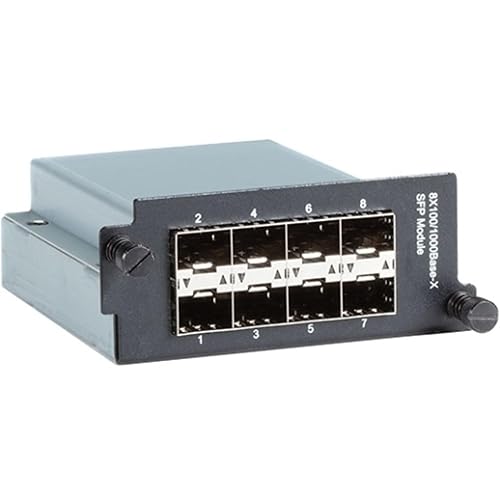 Black Box HRD Switch Module - (8) 100/1000Mbps, SFP