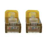 Tripp Lite Cat6a 10G Ethernet Cable, Snagless Molded Slim STP Network Patch Cable (RJ45 M/M), Yellow, 5 Feet / 1.5 Meters, Manufacturer's Warranty (N262-S05-YW)