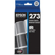 Epson T273120-S T273 Clarian Premium Photo Black Ink Cartridge, Standard Capacity