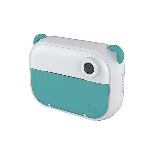 myFirst Camera Insta Wi - Kids Digital Camera Instant Print, Label Maker, Unlimited Printing, 12MP Photos 1080P Video and Selfie Lens, Memory Card, Neck Lanyard, for Kids 3-12 (Teal) Green