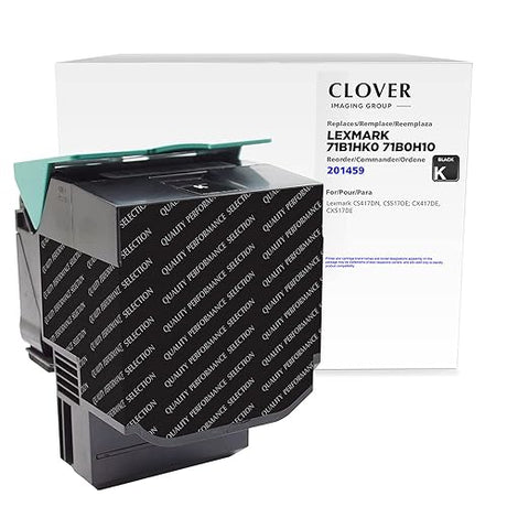 Remanufactured Toner Cartridge Replacement for Lexmark CS417/CS517 High Yield | Black
