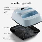 Cricut EasyPress® 3 | 9 in x 9 in | Perfect for Heat Transfer Projects | Consistent, Professional Results | Easy to Use with Bluetooth Connectivity