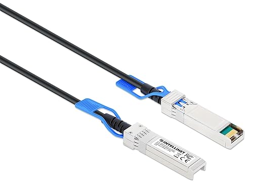 Intellinet 25G SFP28 Passive DAC Twinax Cable - 3 ft., Low-Latency, Energy-Efficient, MSA-Compliant for Maximum Compatibility, Direct Attach Copper, AWG 30-509251 3 ft SFP28 25G