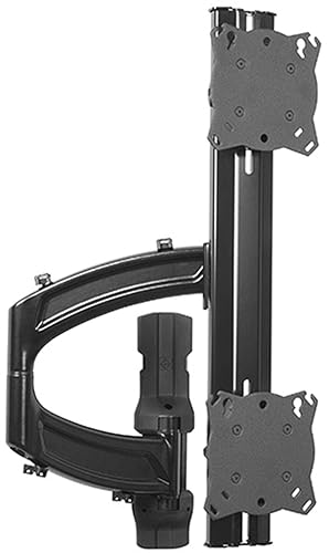 Chief Focal Adj Wall Hardware Mount Black (K4W120B)