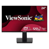 Viewsonic VA2448-MHU 24 Inch Full HD 1080p IPS Monitor with 120Hz, Variable Refresh Rate, Eye Care, HDMI, VGA, and USB C Inputs for Home and Office