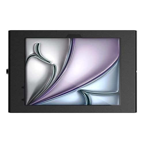 Compulocks iPad Air M2 & M3 11” Apex Secured Enclosure Wall Mount for Secure Tablets, Durable Display Stand, Ideal for Retail, Kiosks, Home & Office - Black