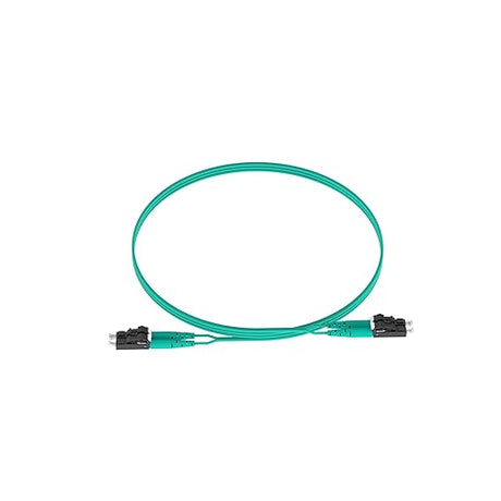 Panduit Opti-Core OM4 Multi-Mode Fiber Optic Patch Cord, 2 Fiber, 50 um Core, LC Duplex, 15 m, OFNR Rated