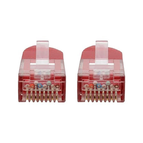 Tripp Lite N200-100-RD Cat6 Cat5e Gigabit Molded Patch Cable RJ45 M/M Red 550Mhz 100' 100' 100 ft. Red