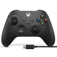 Xbox Core Wireless Gaming Controller + USB-C Cable – Carbon Black – Series X|S, One, Windows PC, Android, and iOS - Controller + USB C Cable Edition