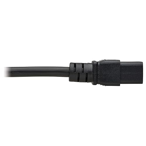 Tripp Lite C19 to C20 Power Extension Cord, 15 Feet / 4.6 Meters, 15 Amps, 250 Volts, 14 AWG, Heavy Duty Jacket, Black, IEC-320-C20 to IEC-320-C19, Manufacturer's Warranty (P036-015-15A)