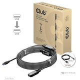 Club3D USB-A 3.2 Gen1 Active Repeater Cable 15m/49.2ft M/F 28AWG Black