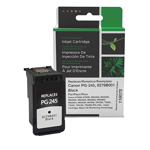 Clover Remanufactured Ink Cartridge Replacement for Canon PG-245 (8279B001) | Black