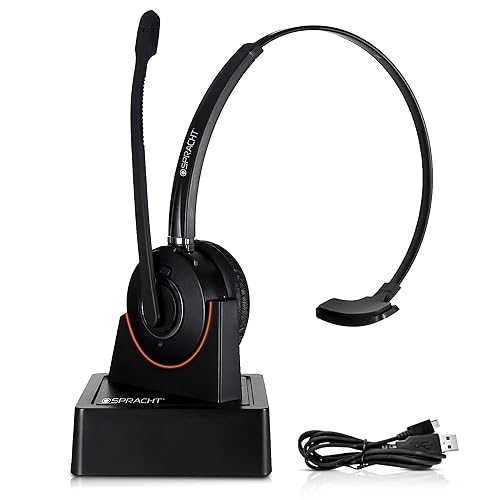 Zum Maestro USB/Bluetooth Combo Headset + Base. Use as Bluetooth Wireless or a Softphne Headset with Computer via USB